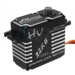 Miscellaneous All 32kg Aluminum Case Brushless Metal Gear Servo .07s 32.5kg @7.4v by JX Servo