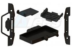 Hobby Plus CR24 Bumper & Electronics Mount Set  for CR-24 by Hobby Plus