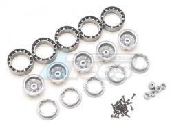 Hobby Plus CR24 Internal Bead Lock Wheel Set (Grey) for CR-24 (4pcs) by Hobby Plus