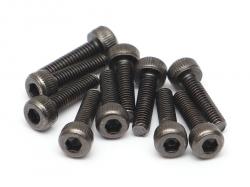 Miscellaneous All M2.5x10mm Socket Cap Screw 12.9 Grade Nickel Plated Screws (10) by Boom Racing