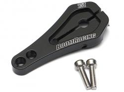 Boom Racing BRX01 Aluminum Long Low Profile Servo Horn 25T Black by Boom Racing