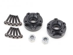 Miscellaneous All XT504 5-Lug Aluminum 12mm Wheel Hub Adapters 4MM Offset (2) by Boom Racing