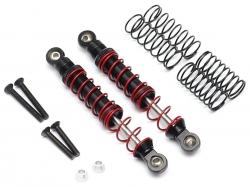 Boom Racing BRX01 Rear Aluminum Double Spring Shocks 80mm w/ Optional Soft Springs (2) by Boom Racing