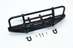 Traxxas TRX-4 Aluminium Adjustable Front Brushguard Bumper -7Pcs Set (For TRX4 Defender Trail Crawler 82056-4) Black by GPM Racing
