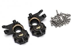 Traxxas TRX-4 Brass Front Steering Knuckle (2) for TRX4 by Team Raffee Co.