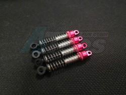 Hobby Plus CR24  Aluminum Upgrade Shock Set (4) Red by Hobby Plus