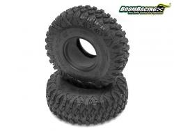 Miscellaneous All HUSTLER M/T Xtreme 1.9 MC2 Narrow Rock Crawling Tires 4.75x1.50 SNAIL SLIME™ Compound W/ 2-Stage Foams (Super Soft) [Recon G6 Certified] 2pcs by Boom Racing