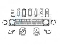 Hobby Plus CR-18 Convoy Body Light Mount Set for Convoy by Hobby Plus