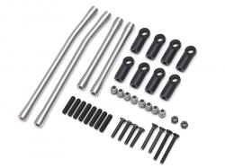 Boom Racing BRX01 Stainless Steel High Clearance Link Set (4) by Boom Racing