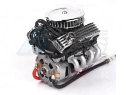Miscellaneous All 1/10 Vintage V8 Scale Engine w/ Radiator Motor Cooling Fan Air Filter by GRC