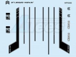 Orlandoo Hunter Model Defender Decal Water Sticker for OH32A03 (Black) by Orlandoo Hunter Model