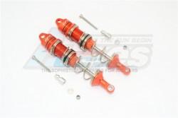 Arrma Kraton 6S BLX Aluminium Front Double Section Spring Dampers 115MM (For 106005/106015/106018/ARA106040T1) - 10Pcs Set Orange by GPM Racing