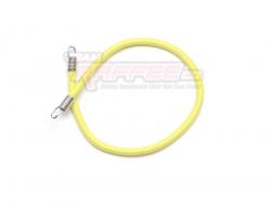 Miscellaneous All 1/10 Scale Accessories Bungee Cord 20cm Yellow by Team Raffee Co.