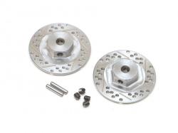 Miscellaneous All Stainless Steel Cross Drilled & Slotted Brake Disc 12mm Hex (2) by Boom Racing