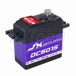 Miscellaneous All Aluminium Case Metal Gear Core Digital Servo 15KG 0.1S@6.6V by JX Servo