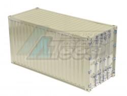 Miscellaneous All 1/14 Full Metal 20ft Container (Pre-Built) White by King Kong RC