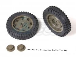 ROC Hobby SCALER 1/6 1941 MB Scaler Rear Wheels Assembly (1 Pair) by ROC Hobby
