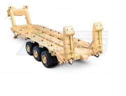 TRASPED HG-802 1/12 U.S Heavy Equipment Semi Trailer Kit Desert Yellow by TRASPED