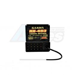Miscellaneous All RX-493 2.4G Receiver (Short Antenna) FH5U SXR IPX4 by Sanwa