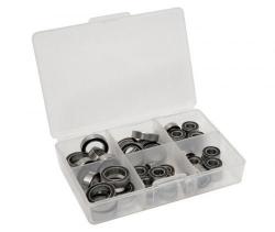 Axial SCX10 III High Performance Full Ball Bearings Set Rubber Sealed (40 Total) by Boom Racing