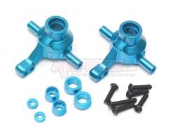 Tamiya TT-02 Aluminum Front Steering Block (2) Blue by Team Raffee Co.