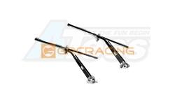 Miscellaneous All Removable Metal Wiper Extended Version for 1/10 & 1/8 RC Car Black by GRC