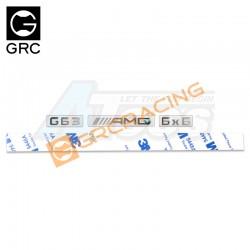 Traxxas TRX-6 Rear Metal AMG Logo for G163 by GRC