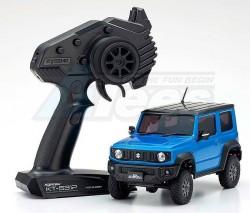 Kyosho Mini Z 4X4 Mini-Z 4x4 Suzuki Jimny Sierra Brisk Blue Metallic Ready Set by Kyosho