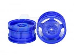 Miscellaneous All Star Dish 2WD Buggy Front Wheels 2Pcs Blue by Tamiya