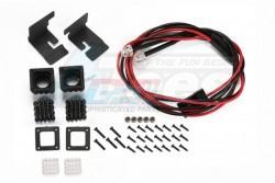 Miscellaneous All Scale Accessories: Spotlight For Crawlers (Type C) - 42Pcs Set Black by GPM Racing
