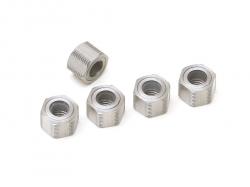 Miscellaneous All Threaded Wheel Lock Nut M4 x 5mm for Scale Wheel Center Cap (5) by Boom Racing
