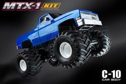 MST MTX-1 1/10 4WD MTX1 Monster Truck Kit w/ C10 Body Blue by MST