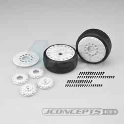 Miscellaneous All Speed Fangs - Belted Pre-mounted on Cheetah White Wheels by JConcepts