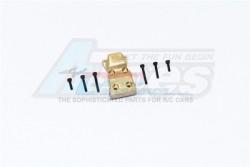 Axial SCX24 Brass Front/Rear Gearbox Cover (AXI90081/AXI00002) - 7Pcs Set by GPM Racing