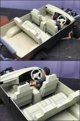 RCRUN RUN-80 1/10 Interior for TRC/302243 LC80 Hard Body w/ RUN-80 Chassis Frame by Team Raffee Co.