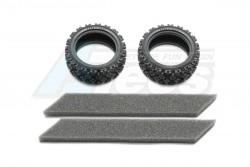 Miscellaneous All Rally Block Tire Soft 2pcs by Tamiya