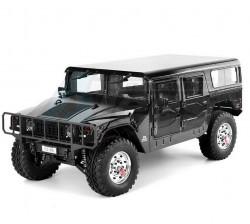 TRASPED HG-P415 1/10 GM Hummer H1 4x4 2.4G w/ LED Light & Engine Sound Module ARTR (Officially Licensed) Black by TRASPED