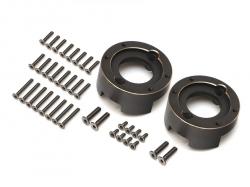 Boom Racing BRX01 Brass Front Knuckle Base Weights for BRX70/BRX80/BRX90 PHAT™ & AR44 Axle (2) by Boom Racing