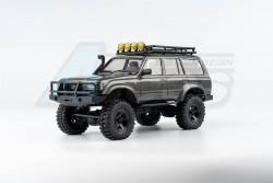 ROC Hobby 1/18 Land Cruiser 80 1/18 Toyota Land Cruiser LC80 Hard Body Crawler RTR (Officially Licenced) Gray by ROC Hobby
