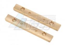 Axial SCX24 Brass Boulder Bars For Axial SCX24 (AXI90081) 1Pair/Set 70x100x15mm by Hobby Details
