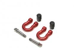 Boom Racing BRX01 Alum Scale D-Ring Shackle & Mount Set (2) for KUDU™ High Clearance Bumper Kit by Boom Racing