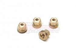 Axial SCX24 Brass Wheel Hubs (4) by Team Raffee Co.