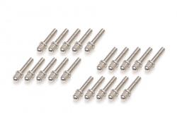 Miscellaneous All ProBuild™ Mag Seat Lug Nut M2.5x12mm Scale Hardware Set (20) Silver by Boom Racing