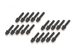 Miscellaneous All ProBuild™ Mag Seat Lug Nut M2.5x12mm Scale Hardware Set (20) Black by Boom Racing