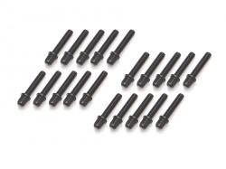 Miscellaneous All ProBuild™ Mag Seat Lug Nut 12.9 Grade M2x8mm Scale Hardware Set (20) Black by Boom Racing