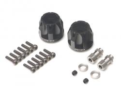 Miscellaneous All ProBuild™ XT612 V2 6-Lug Aluminum 12mm Wheel Hub Adapters 12MM Offset (2) Black by Boom Racing