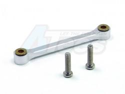 HPI RS4 3 Aluminum Steering Plate Silver by GPM Racing