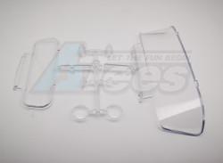 King Kong RC ZL-130 Windows & Lamp Lens for for KK/D-E064 Tractor Truck Hard Cab by King Kong RC