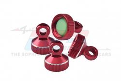GPM Racing Traxxas Slash 4X4 Aluminium 6061-T6 Damper Top Cap For GPM And Original Shock Absorbers Red