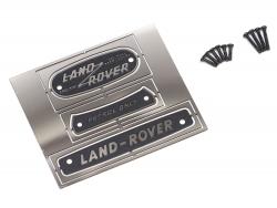 Boom Racing BRX02 109 Emblem Set (Stainless Steel) for Series Land Rover® (Petrol) by Boom Racing